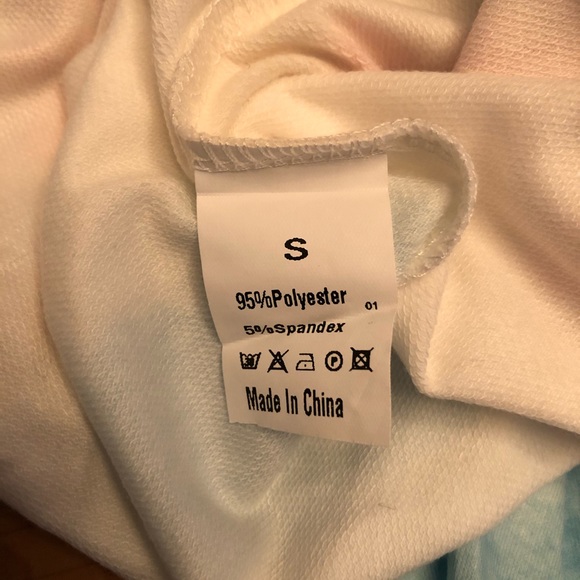 CLEARANCE Tie dye joggers pants and matching long sleeve t shirt 2-piece set - Picture 11 of 12